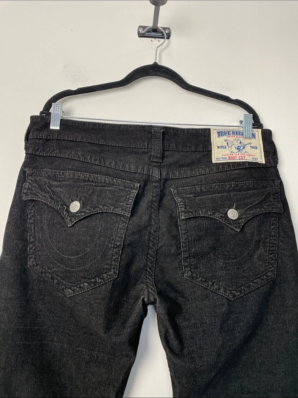 True Religion Corduroy Bootcut Billy Flap Pocket Men's 36 Straight-Leg Pants